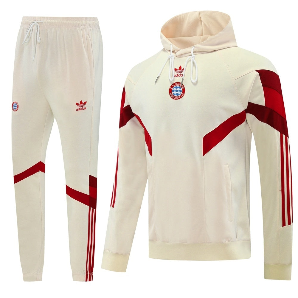 BAYERN MUNCHEN hoodie kit edition beige/red