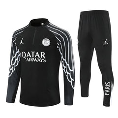 PSG jordan wings tracksuit black edition