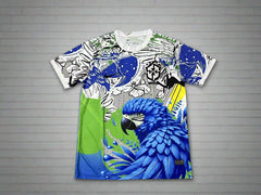 BRAZIL blue tropical parrot special edition 2